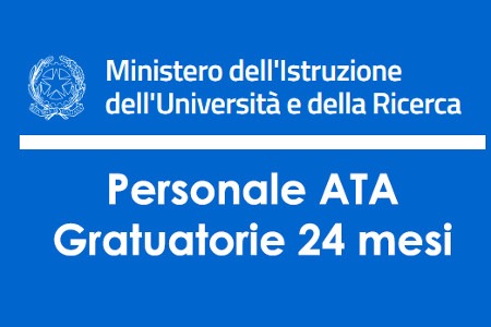 ATA – Graduatorie provinciali permanenti definitive 2024/2025.