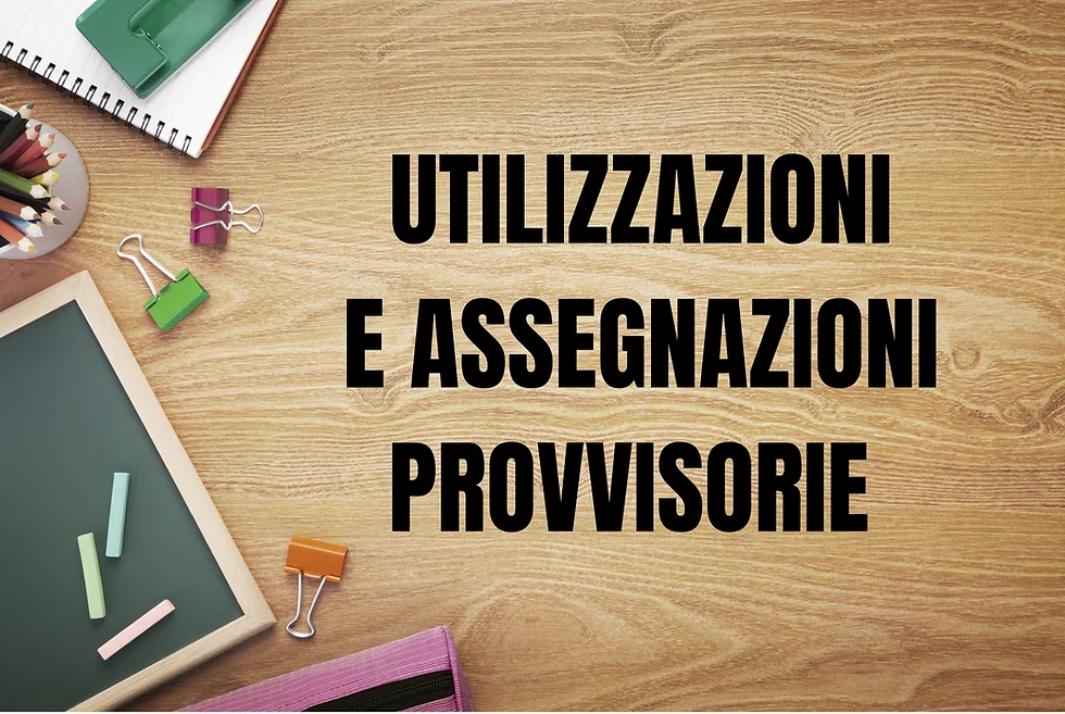 Graduatorie provvisorie AP e utilizzi personale docente a.s. 2024/25